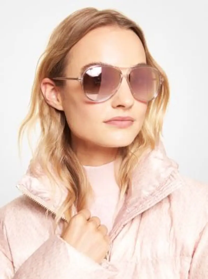 MK Occhiali da sole Breckenridge - Bianco - Michael Kors miniatura 2