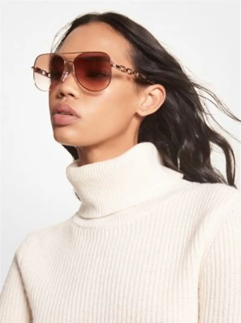 MK Occhiali da sole Chianti - Marrone - Michael Kors miniatura 2