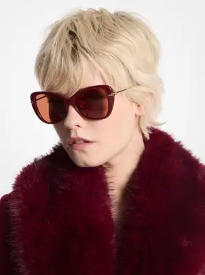 MK Occhiali da sole Saint Croix - Rosso - Michael Kors miniatura 2