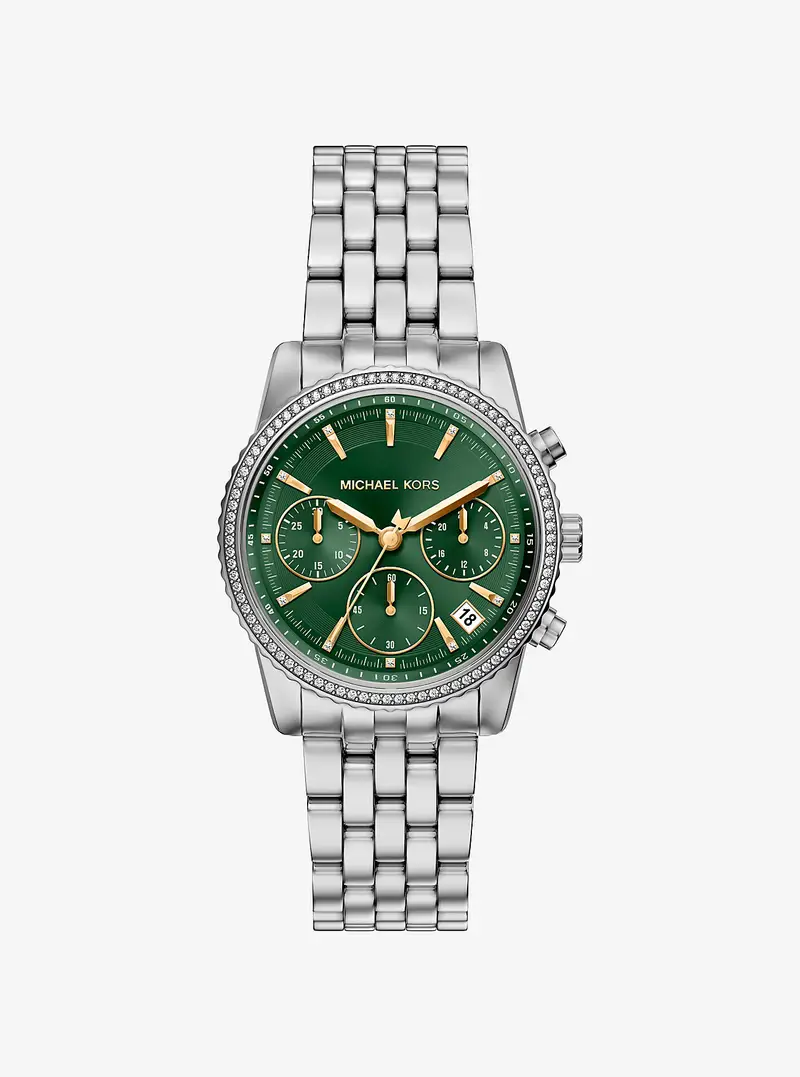 MK Orologio Bryant tonalità argento con pavé - Argento - Michael Kors