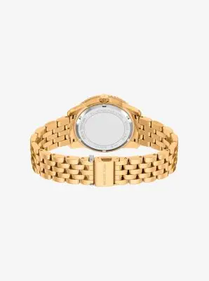 MK Orologio Bryant tonalità oro con pavé - Oro - Michael Kors miniatura 3