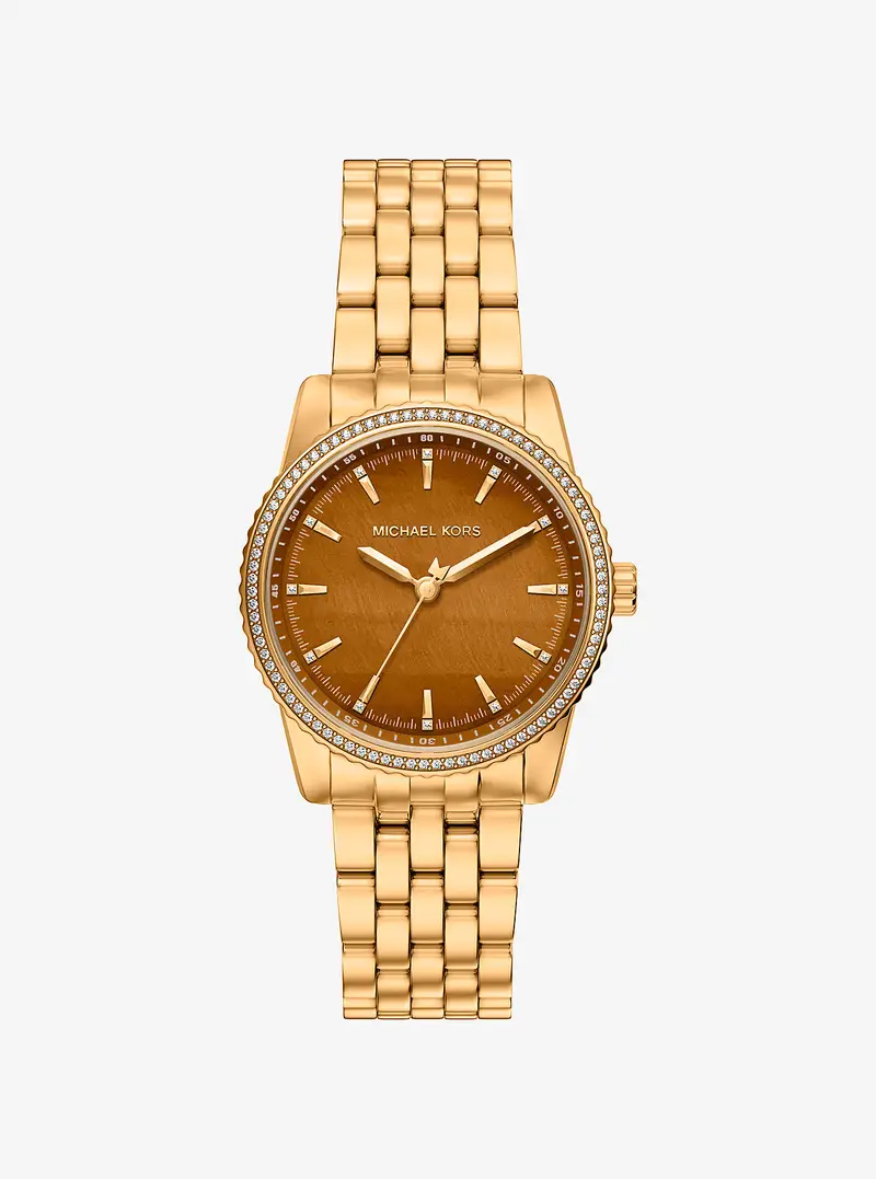 MK Orologio Bryant tonalità oro con pavé - Oro - Michael Kors