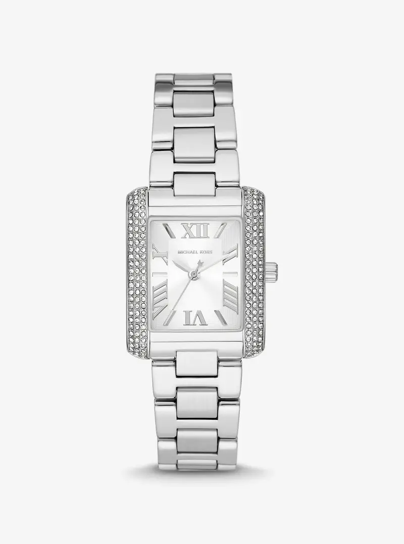 MK Orologio Emery mini tonalità argento con pavé - Argento - Michael Kors