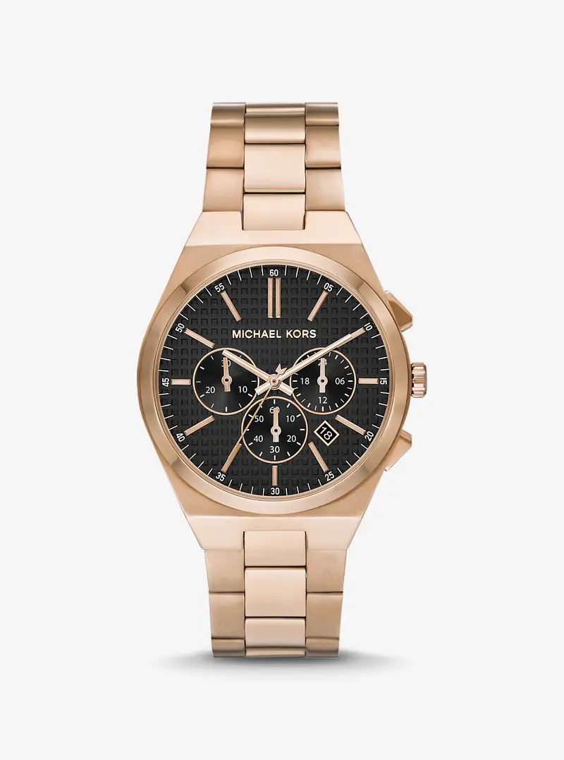 MK Orologio Lennox oversize tonalità oro beige - Naturale - Michael Kors