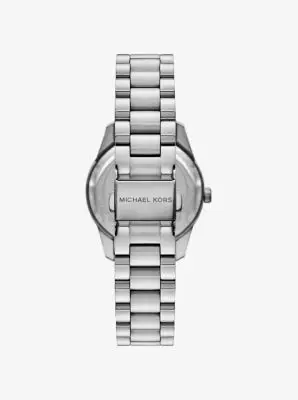 MK Orologio Lexington mini tonalità argento con pavé - Argento - Michael Kors miniatura 2