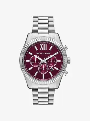 MK Orologio Lexington oversize tonalità argento - Argento - Michael Kors miniatura 2