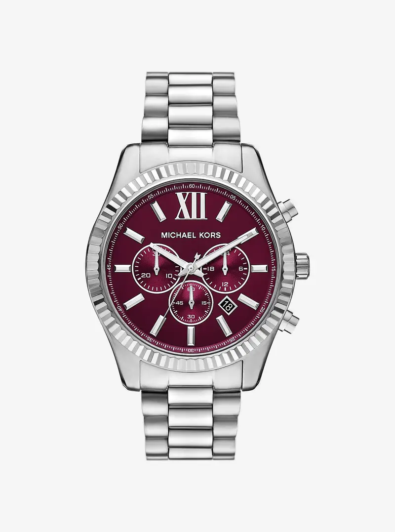 MK Orologio Lexington oversize tonalità argento - Argento - Michael Kors