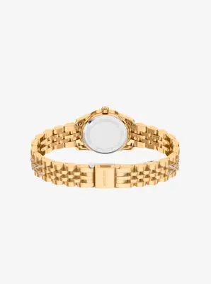 MK Orologio Lexington Petite tonalità oro con pavé - Oro - Michael Kors miniatura 2