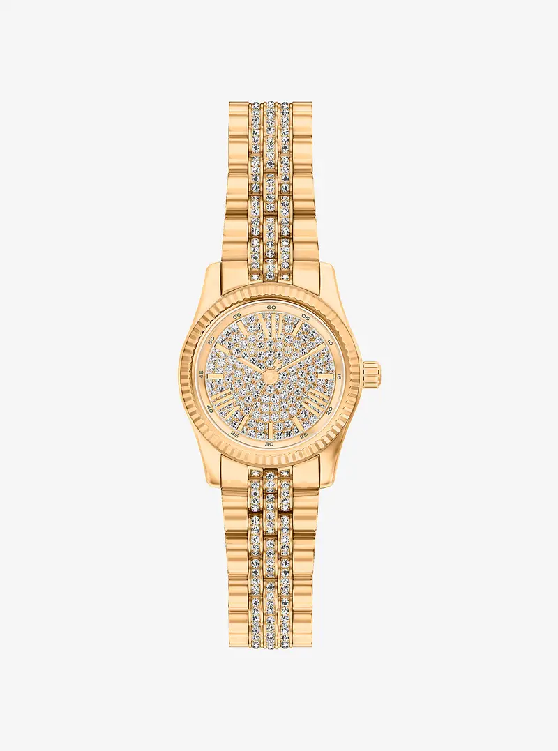 MK Orologio Lexington Petite tonalità oro con pavé - Oro - Michael Kors