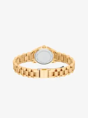 MK Orologio Lexington Petite tonalità oro con pavé - Oro - Michael Kors miniatura 2