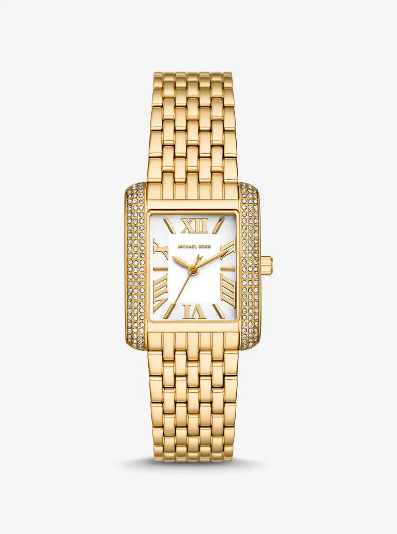 MK Orologio Petite Emery tonalità oro con pavé - Oro - Michael Kors
