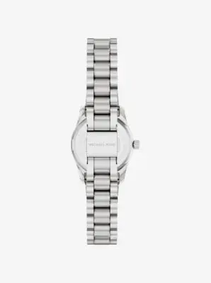 MK Orologio Petite Lexington tonalità argento con pavé - Argento - Michael Kors miniatura 3