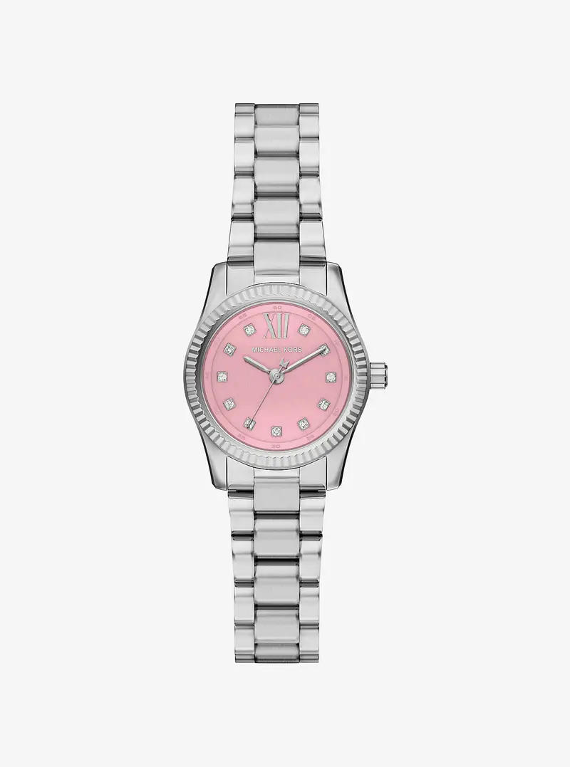 MK Orologio Petite Lexington tonalità argento con pavé - Argento - Michael Kors