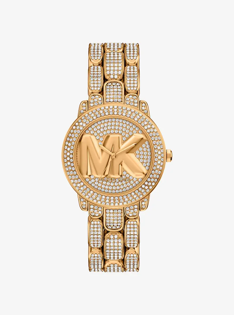 MK Orologio Phoebe in tonalità oro con pavé - Oro - Michael Kors