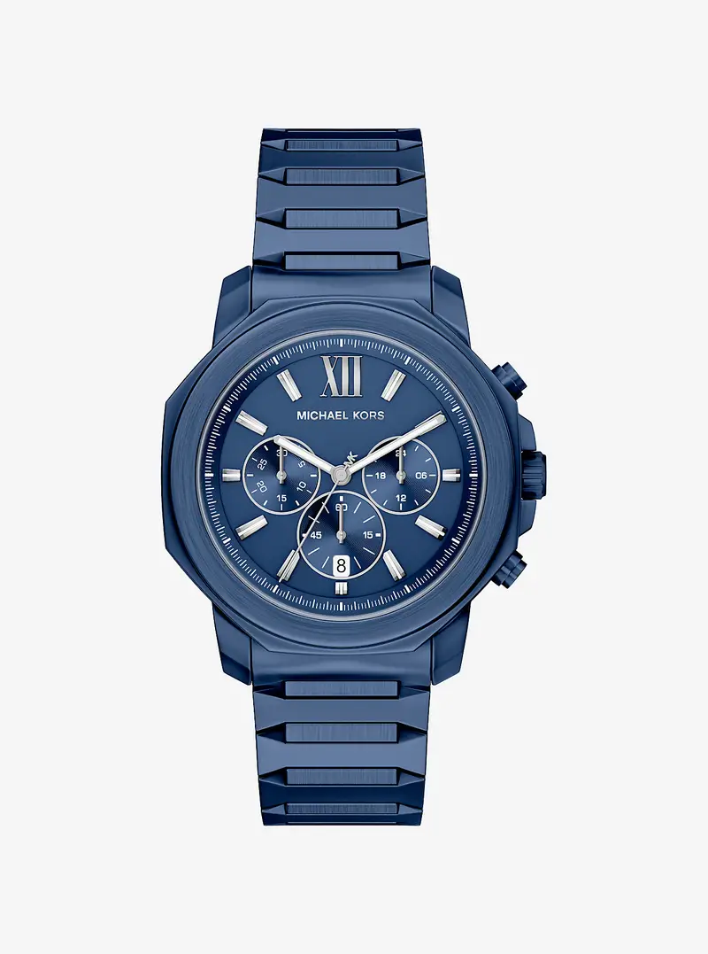 MK Orologio Prescott oversize blu - Blu - Michael Kors