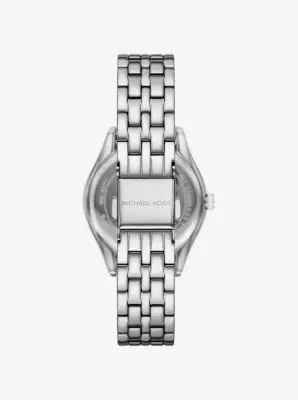 MK Set gioielli e orologio mini Harlowe in tonalità oro con pavé - Argento - Michael Kors miniatura 2