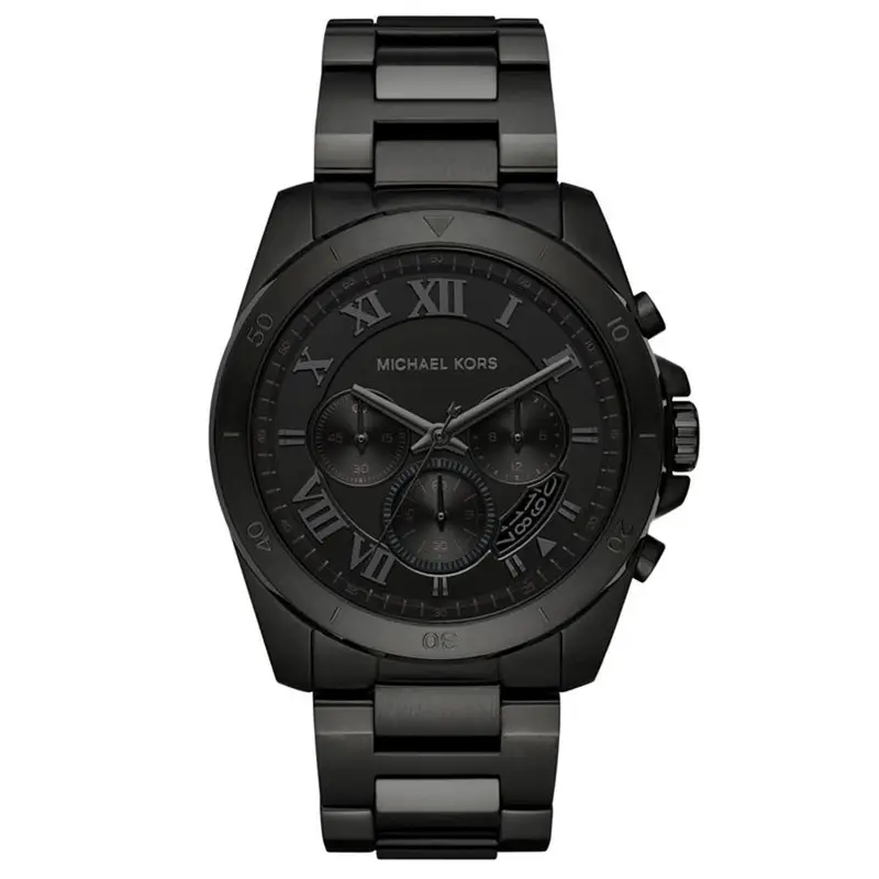 MK8482 Brecken Orologio da uomo cronografo placcato in ioni neri nero