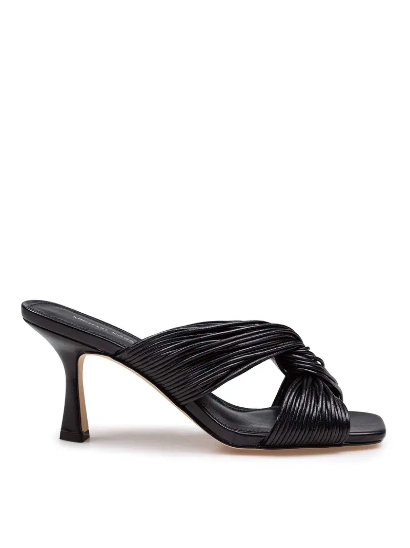 Mule Alessia In Pelle Colore Nero