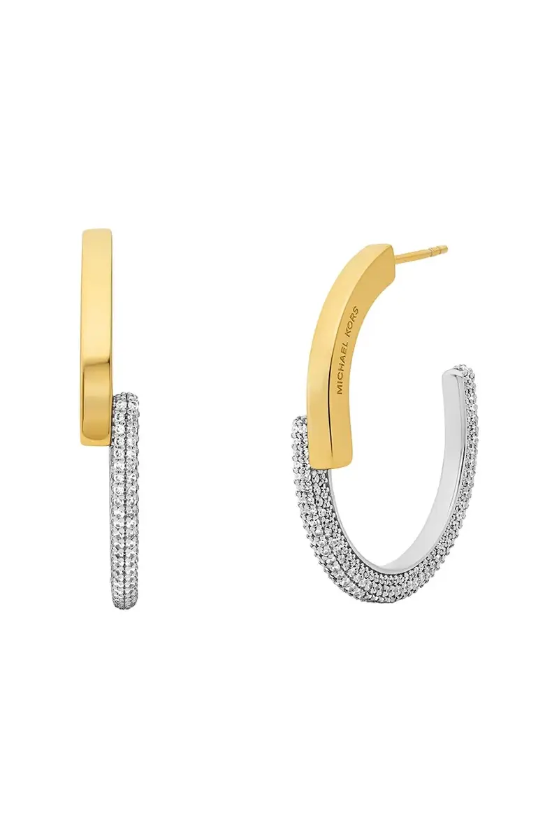 orecchini in argento placcato in oro MKC1752CZ931 Multicolore