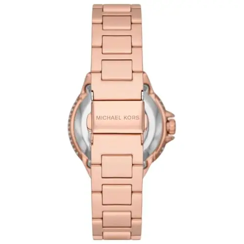 Michael Kors Orologio Camille da donna, movimento cronografo al quarzo da 33 mm con cinturino in acciaio inossidabile miniatura 3