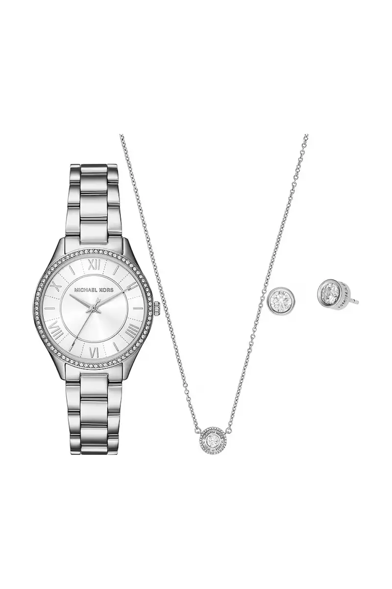 orologio, collana e orecchini LAURYN colore argento