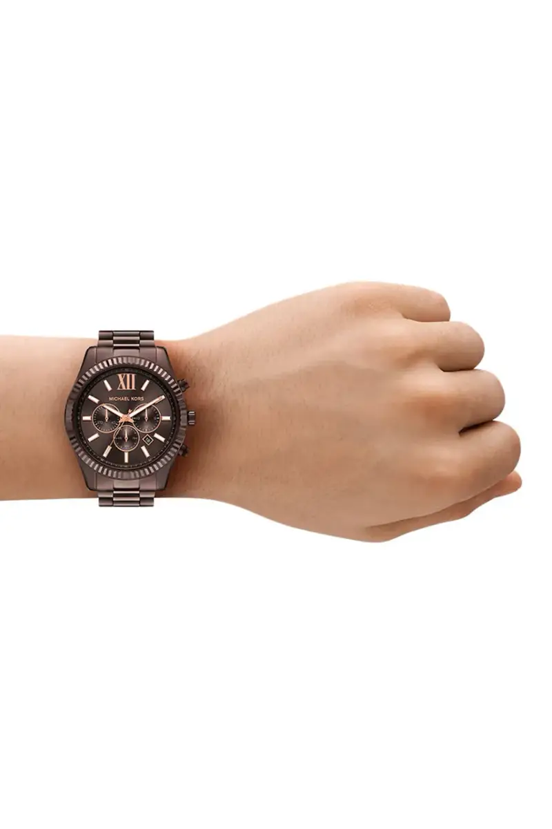 orologio uomo colore arancione MK9224 Marrone miniatura 4