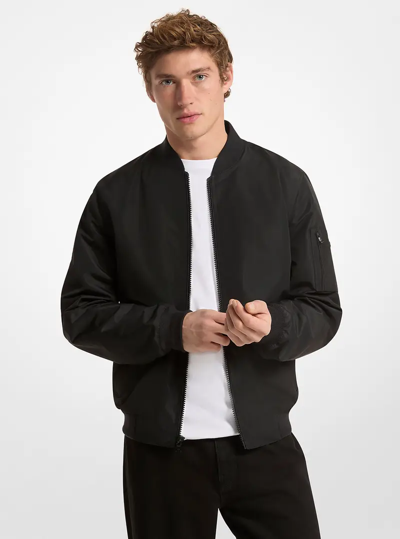 MK Bomber in tessuto - Nero - Michael Kors