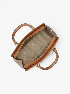 MK Borsa a mano Marilyn media in pelle Saffiano - Marrone - Michael Kors miniatura 2