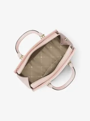 MK Borsa a mano Marilyn media in pelle Saffiano - Rosa - Michael Kors miniatura 2