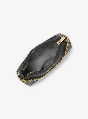 MK Borsa a tracolla convertibile Jet Set Travel in pelle martellata - Nero - Michael Kors miniatura 2