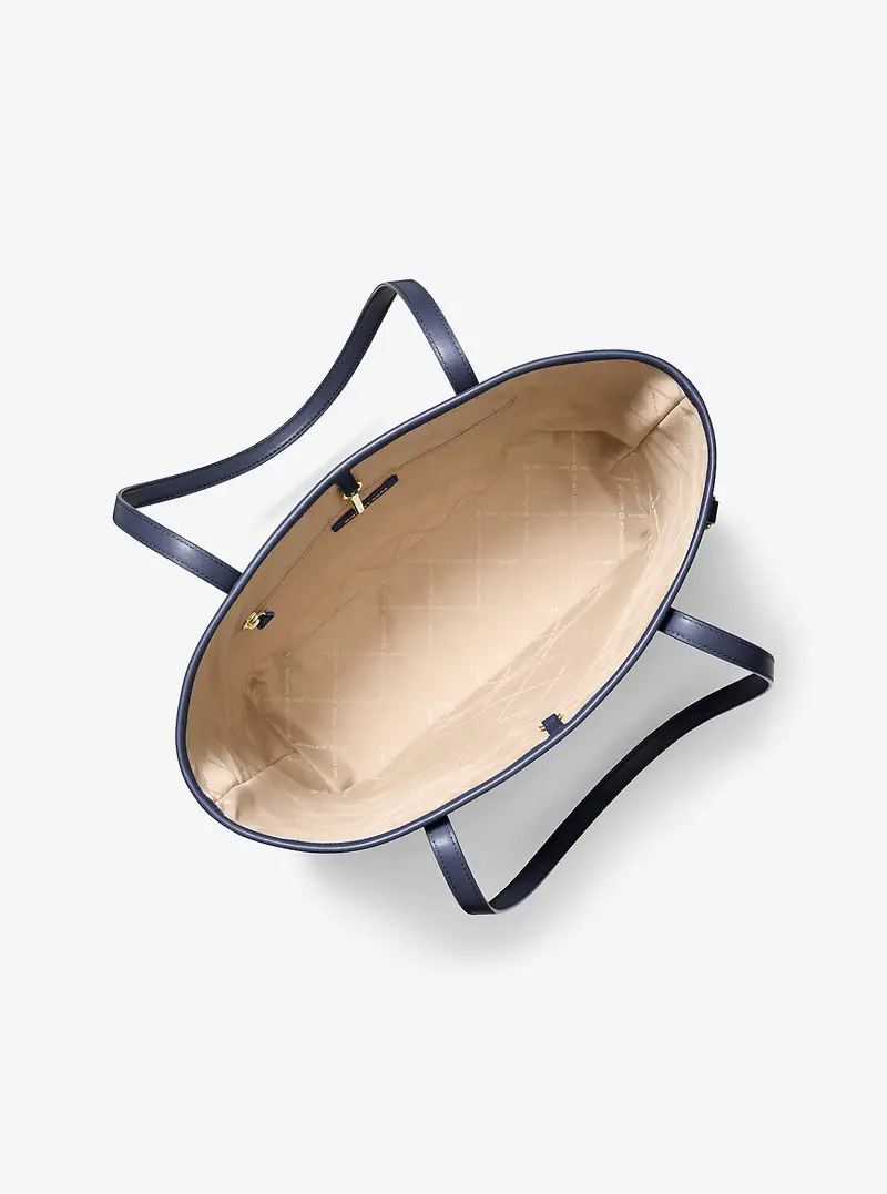 MK Borsa tote Jet Set grande con stampa logo - Blu - Michael Kors miniatura 3