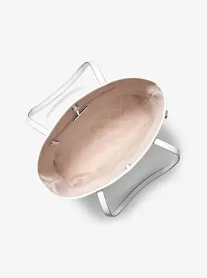 MK Borsa tote Jet Set grande con stampa logo - Grigio - Michael Kors miniatura 2