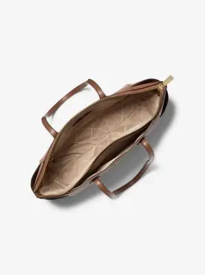 MK Borsa tote Marilyn media in pelle Saffiano - Marrone - Michael Kors miniatura 2