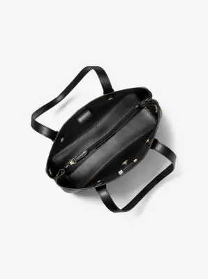 MK Borsa tote Mel piccola in pelle Saffiano - Nero - Michael Kors miniatura 2