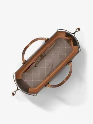 MK Borsa tote Voyager grande in pelle Saffiano - Marrone - Michael Kors miniatura 3