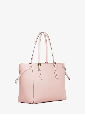 MK Borsa tote Voyager grande in pelle Saffiano - Rosa - Michael Kors miniatura 2