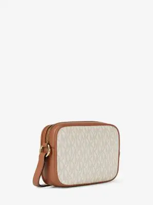 MK Camera bag a tracolla Jet Set piccola con logo - Naturale - Michael Kors miniatura 3