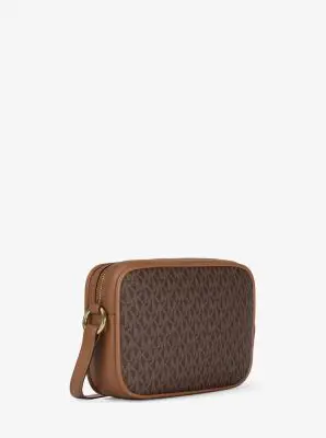 MK Camera bag Jet Set Travel grande con stampa logo - Marrone - Michael Kors miniatura 2