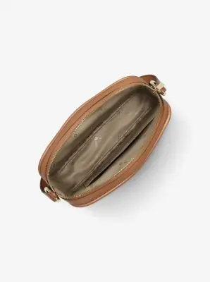 MK Camera bag Jet Set Travel grande con stampa logo - Marrone - Michael Kors miniatura 3