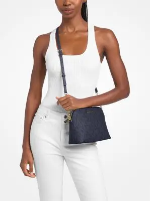 MK MD ZIP PKT BACKPACK - Blu - Michael Kors miniatura 2