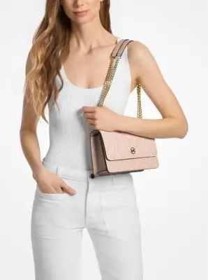 MK MD ZIP PKT BACKPACK - Rosa - Michael Kors miniatura 2