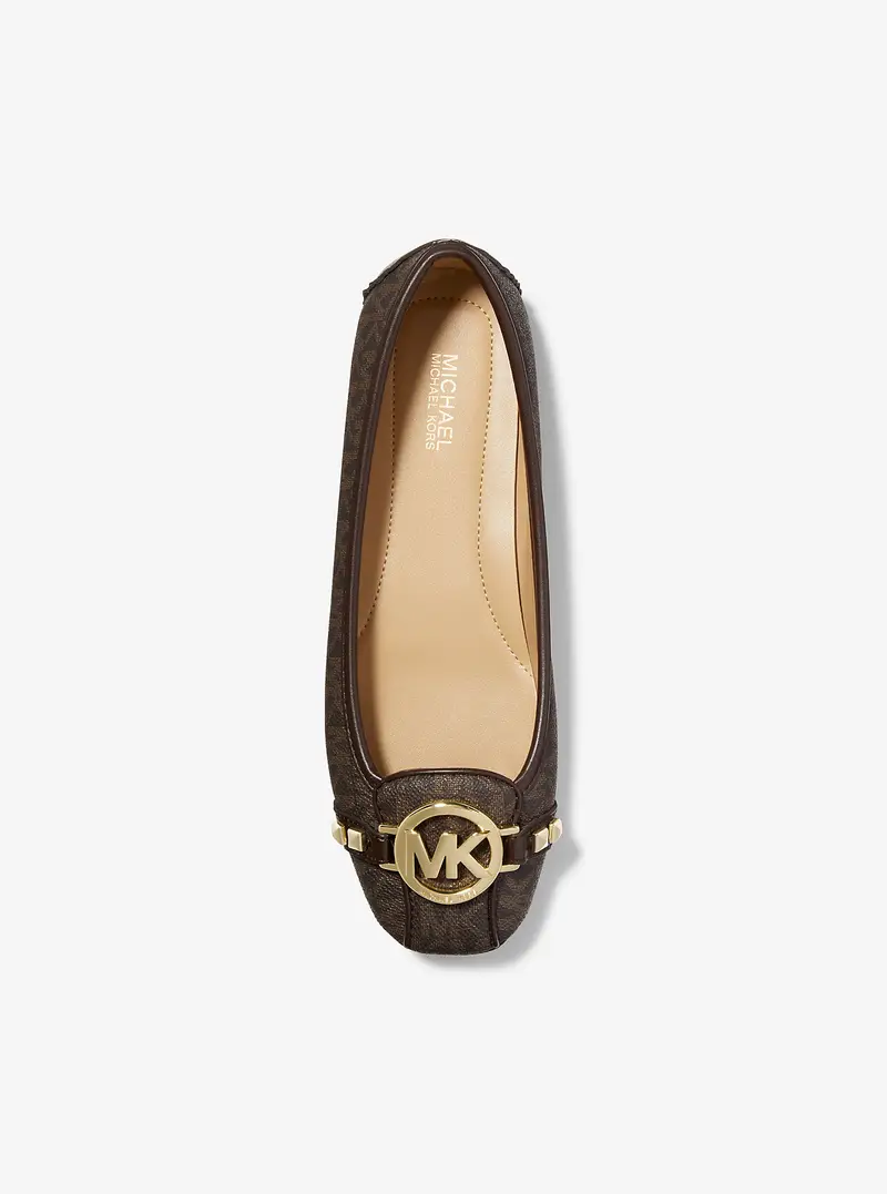 MK Mocassino Fulton con logo e borchie - Marrone - Michael Kors miniatura 3