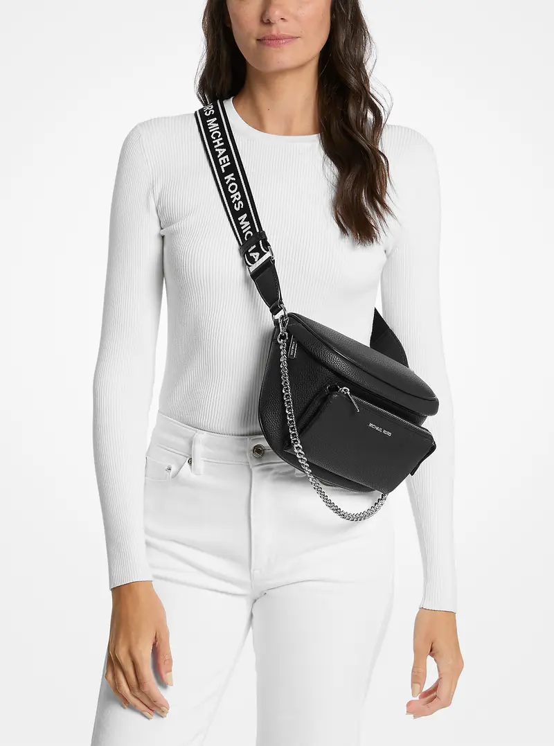 MK Monospalla Slater medio - Nero - Michael Kors miniatura 3