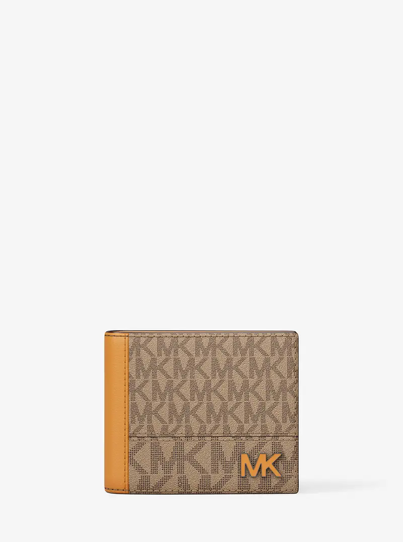 MK Portafoglio a libro con logo Cooper - Marrone - Michael Kors miniatura 3
