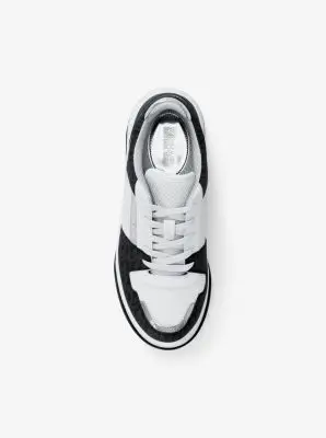 MK Sneaker Lexi in materiale misto - Nero - Michael Kors miniatura 3