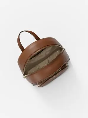 MK Zaino convertibile Jaycee extra small in pelle martellata - Marrone - Michael Kors miniatura 3