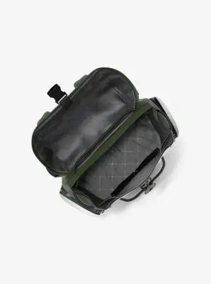 MK Zaino Cooper medio con stampa logo effetto sfumato - Verde - Michael Kors miniatura 2