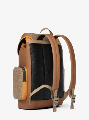 MK Zaino Cooper medio con stampa logo - Naturale - Michael Kors miniatura 2