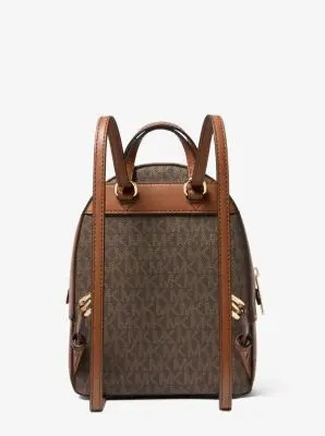 MK Zaino Jaycee extra small con stampa logo - Marrone - Michael Kors miniatura 3