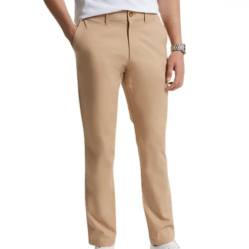 pantaloni da uomo slim cotton chn fashion beige